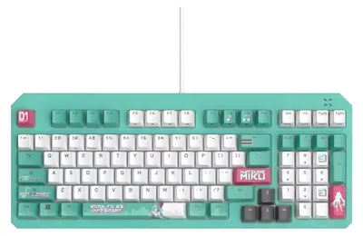 Produktbild von ASUS TUF Gaming K3 Gen II Hatsune Miku Edition Gaming-Tastatur - Optische mechanische Schalter