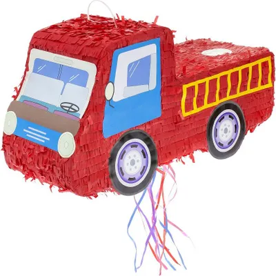 Immagine prodotto di Piñata FIRE CAR - Pompiere - da tirare - 47 x 17 x 25,5 cm