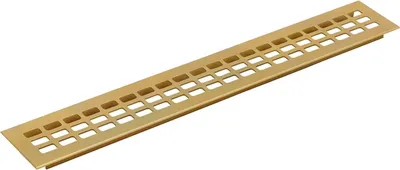 Produktbild von Lüftungsgitter Abluftgitter Möbelbeschlag 1000x80mm Aluminium gold eloxiert