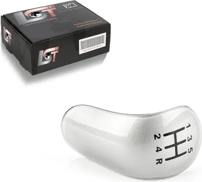 Produktbild von Schaltknauf Schalthebel Emblem Abdeckung 5-Gang silber für FORD FUSION ab 2002