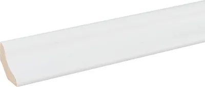 Produktbild von Sockelleiste Echtholzfurnier 26 x 26 x 2500 mm Weiß Echtholzfurnier Fußleiste furniert by PROVISTON 2.5 Meter | 1 Stück