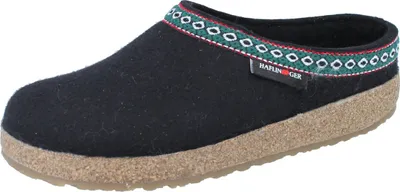 Produktbild von HAFLINGER Grizzly Franzl Damen Hausschuhe schwarz Wollfilz - Größe: 39