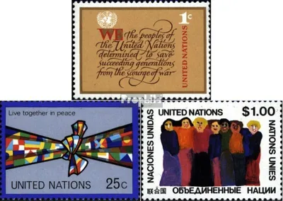 Produktbild von Briefmarken UNO - New York 1978 Mi 315-317 (kompl.Ausg.) postfrisch Für Frieden