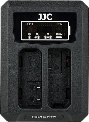 Immagine prodotto di Caricabatterie USB doppio per Nikon EN-EL14 / EN-EL14a