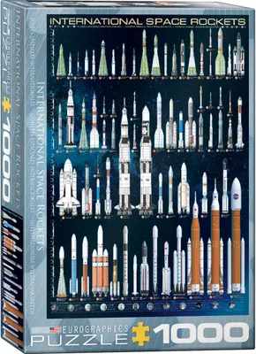 Produktbild von 1000 Teile Puzzle Internationale Raketen Raumfahrt