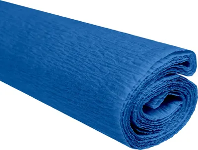 Image de Lot de 10 rouleaux de papier crêpé bleu 50 x 200 mm - TYMOS