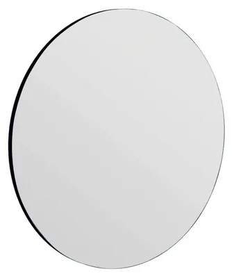 Produktbild von Spiegel Dperell, Spiegel mit Rahmen, Wanddekorationsartikel, Spiegeldekoration, 70x2h70 cm, Schwarz