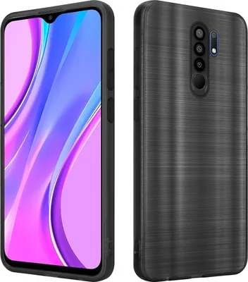 Produktbild von Cadorabo Hülle für Xiaomi RedMi 9 Schutz Hülle in Schwarz Handyhülle TPU Silikon Etui Case