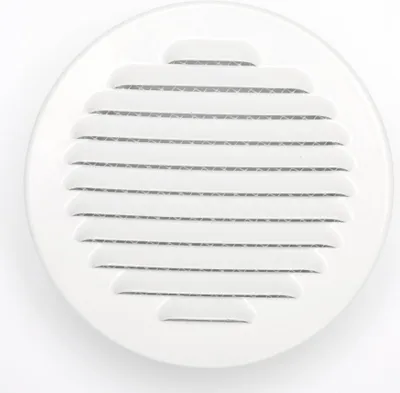 Produktbild von Lüftungsgitter aus lackiertem Aluminium, Durchmesser 12,5 cm