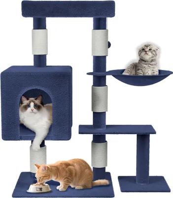 Tiragraffi Per Gatti XXL - In Sisal E Peluche, Con Lettino, Per Gatti Grandi - Foto 12