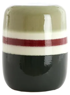 Image de Table d'appoint Light & Living FRANCA en céramique vert-aubergine – Ø34x46,5 cm