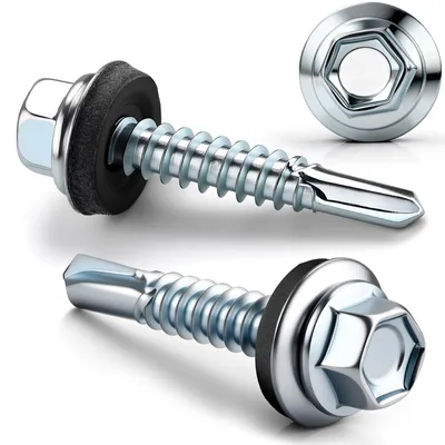 Produktbild von Keilprofilschrauben, 130 Stück - 4,8 x 16 mm