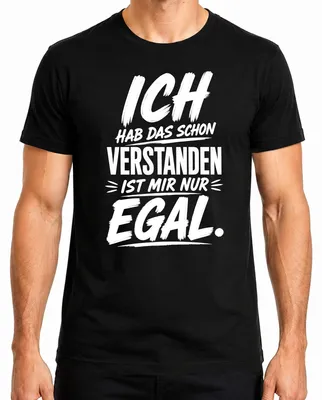 Obrázek produktu pro Tričko s nápisem "To už chápu, ale je mi to jedno", sarkastické, pánské, černé, velikost L