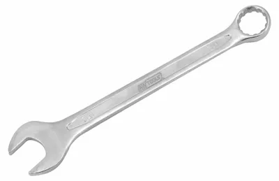 AWTOOLS Maul-Ringschlüssel 38 mm CrV Stahl, satinierte Oberfläche, DIN 3113