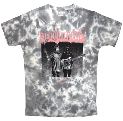 Produktbild von Twenty One Pilots Torch Bearers Wash Collection Grey & White Dye-Wash L T-Shirt