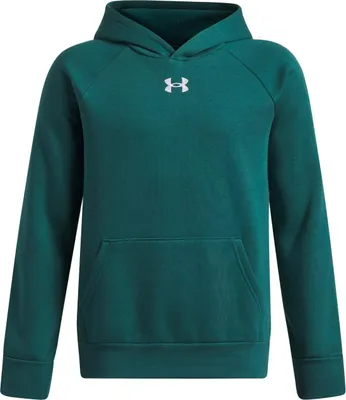 Produktbild von Under Armour Rival Fleece Kapuzenpullover Grün 18 Years Junge Grün 18 Years