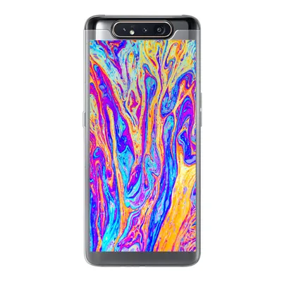 Produktbild von MuchoWow® Handyhülle Schutzhülle Hülle für Samsung Galaxy A80 Kunst - Farben - Psychedelisch Silikon Softcase Handy Hülle - Schutzdeckel