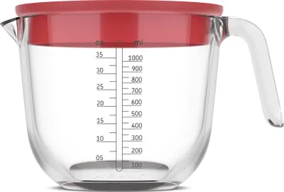 Image de Mepal Chef it Messbecher glas messbecher chef it 1000 ml mit deckel - coral  200 x 146 x 129 102311076900