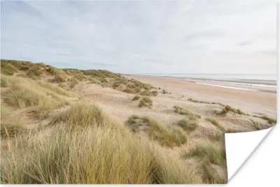 Produktbild von MuchoWow® Poster Dünen - Strand - England 180x120 cm - Fotoplakat