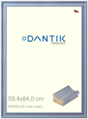 Obrázok produktu pre DANTIK rám 59,4x84 | CHURCH small blue (Plexi Clear)