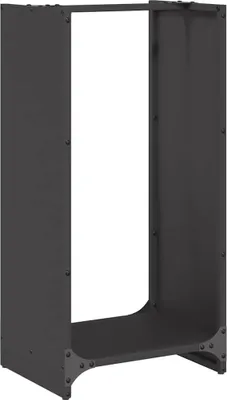 Productafbeelding van Brandhoutrek 40x30x80 cm koudgewalst staal zwart