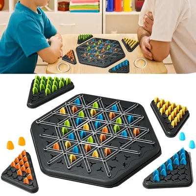 Image de Triggle Spiel : Jeu de plateau stratégique pour 2 à 4 joueurs