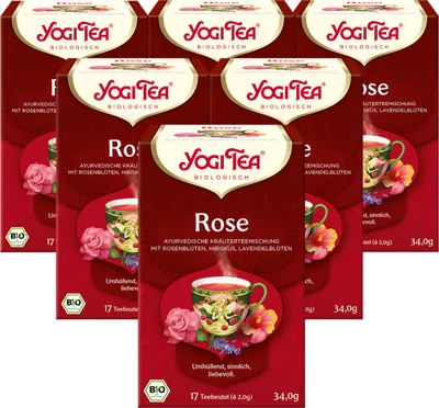 Produktbild von 6 xYOGI TEA Rose | 6 x 34g