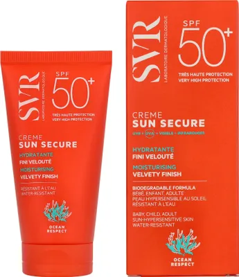 Immagine prodotto di SVR, Sun Secure, Moisturising, Sunscreen Cream, For Face, SPF 50+, 50 ml