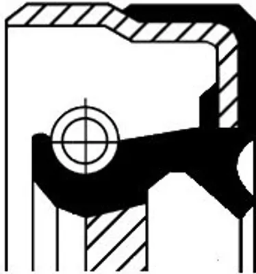 Produktbild von Corteco | Wellendichtring, Differential (01033752B) passend für Ford