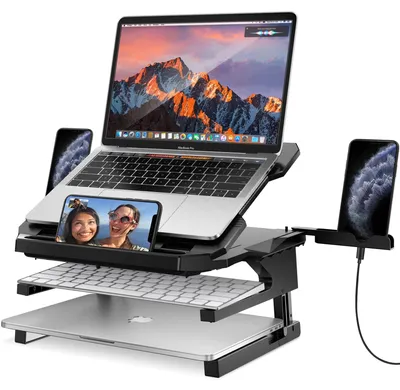 Produktbild von Ergonomischer Verstellbarer Laptopständer für Schreibtisch