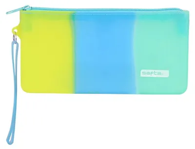 Immagine prodotto di Astuccio per matite Safta blu verde giallo (21 x 10,5 x 2 cm)
