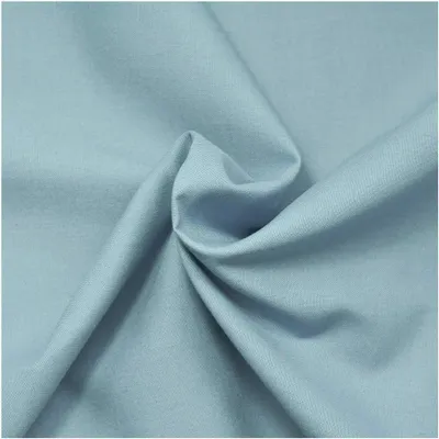 50x150cm Baumwollstoff Oeko - Tex 100 Meterware am Stück Fahnentuch Cretonne hellblau