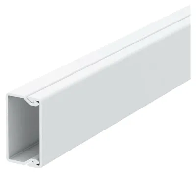 Produktbild von OBO Wand- und Deckenkanal mit Oberteil, 20 x 35 mm, Länge 2 m, reinweiß