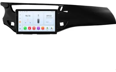 Image de Système multimédia pour autoradio – Navigation – Écran tactile de 9 pouces – Android 12 – 128 Go de stockage