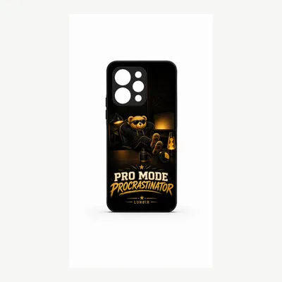 Produktbild von Xiaomi Redmi Note 12 4G Hülle Handyhülle Schutzhülle Case mit Prokrastination Motiv – LUNØIR ©