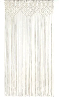 Produktbild von vidaXL Makramee Vorhang 140x240 cm Baumwolle -  Vorhänge & Gardinen