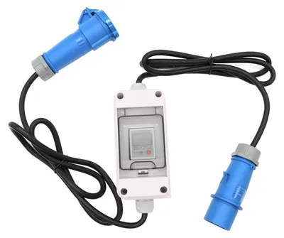 Stromverbrauchsmessgerät 16A, tragbar, IP65, für Wohnmobile