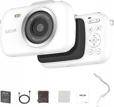 Image de Caméra numérique SJCAM ZV100 blanc pour les enfants Caméra WEBCAM 80Mpx