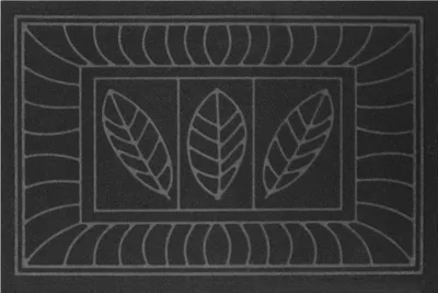Obrázek produktu pro Rohožka FEUILLES, 45 x 75 cm, černá
