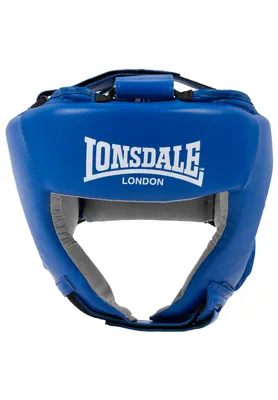Obrázok produktu pre Kožená ochrana hlavy PROTEC Blue L Lonsdale