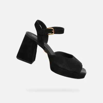 Produktbild von Geox Schwarze Damensandalen Soledea 39