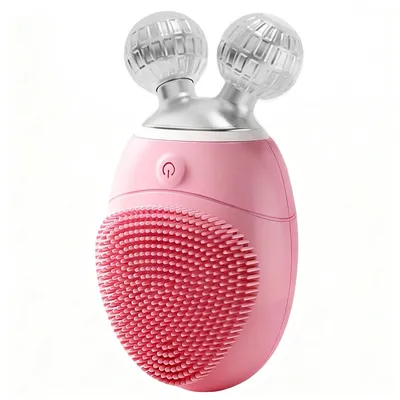 Produktbild von Elektrische Gesichtsreinigungsbürste, Vibrationsmassagegerät, wasserdicht, 5 einstellbare Geschwindigkeiten, für Damen & Herren