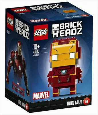 Produktbild von LEGO® - Brickheadz, Iron Man; 41590