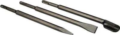 Produktbild von SDS Meißel Set 3tlg. Spitzmeißel Flachmeißel Hohlmeißel