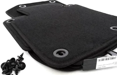 Produktbild von Fußmatten passend für 3er BMW E36 Cabrio Velours Matten Autoteppich Original Qualität Schwarz 4-teilig