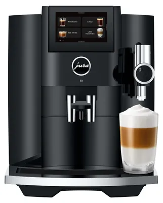 Obrázok produktu pre JURA S8, Espresso kávovar, 1,9 L, Kávové zrná, Mletá káva, Vstavaný mlynček, 1450 W, Čierna