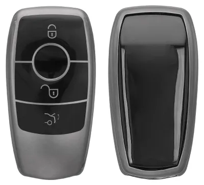 Produktbild von kwmobile Schlüsselhülle für Mercedes Benz Smart Key Autoschlüssel (nur Keyless) Hülle - Autoschlüssel Schlüssel Hülle aus TPU Silikon -