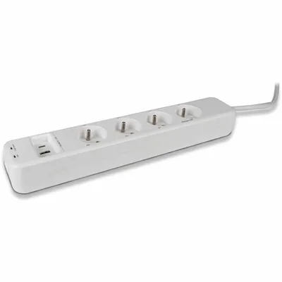 Zdjęcie produktu dla SCS SENTINEL SENTINEL SmartPlug, 4 gniazda, USB-C, biały, 240V