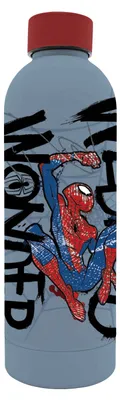 Image de bouteille Spiderman 3D
