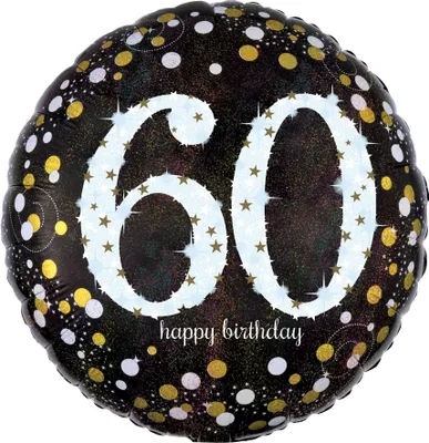 Produktbild von AMSCAN Sd-C Sparkling Birthday 60 0 0 0